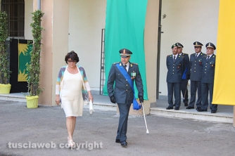 Il 242esimo anniversario di fondazione della guardia di finanza - L\'arrivo del prefetto Piermatti