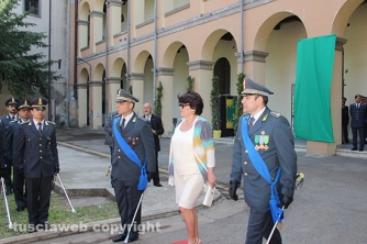 Il 242esimo anniversario di fondazione della guardia di finanza - L\'arrivo del prefetto Piermatti