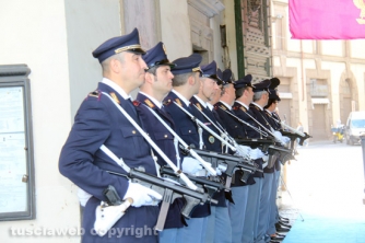 La festa della polizia a palazzo dei Priori