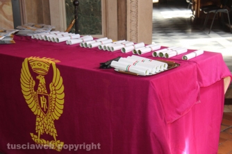 La festa della polizia a palazzo dei Priori