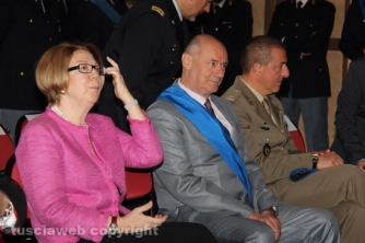 La festa della polizia a palazzo dei Priori