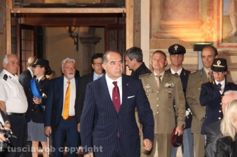 La festa della polizia a palazzo dei Priori