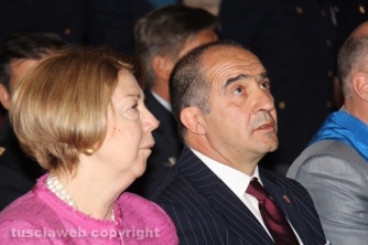 La festa della polizia a palazzo dei Priori