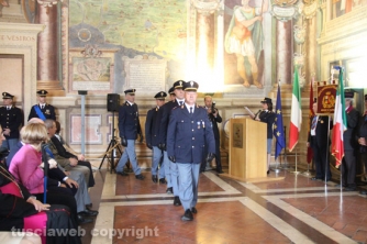 La festa della polizia a palazzo dei Priori