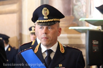 La festa della polizia a palazzo dei Priori