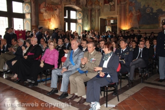 La festa della polizia a palazzo dei Priori