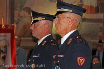 La festa della polizia a palazzo dei Priori