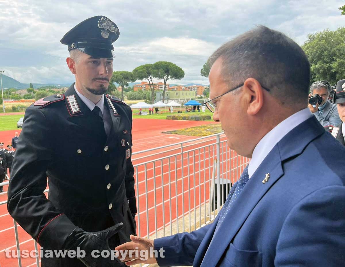 Viterbo - La festa dell'Arma dei carabinieri