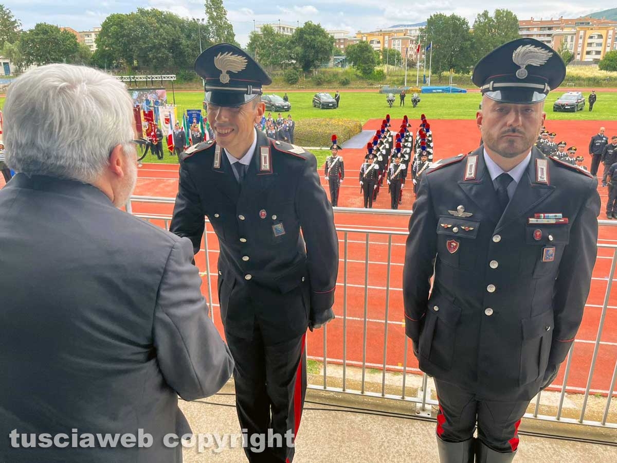 Viterbo - La festa dell'Arma dei carabinieri