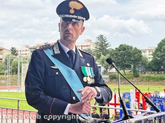 Viterbo - La festa dell'Arma dei carabinieri - Il colonnello Antro
