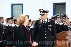 Il prefetto Scolamiero con il comandante provinciale Dell\'Agnello