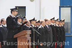 Il maggiore Gesmundo legge il messaggio del presidente della Repubblica