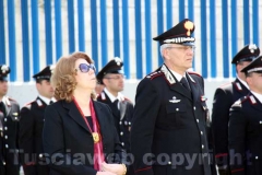 Il prefetto Scolamiero con il comandante provinciale Dell\'Agnello