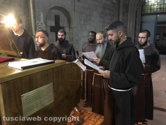 Viterbo - La messa in onore di San Francesco