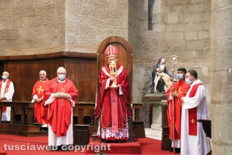 Viterbo - La celebrazione eucaristica per la festa di San Lorenzo
