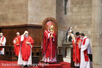Viterbo - La celebrazione eucaristica per la festa di San Lorenzo