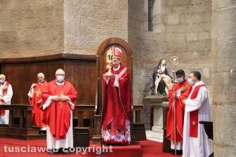 Viterbo - La celebrazione eucaristica per la festa di San Lorenzo