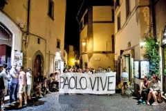 La fiaccolata in ricordo di Borsellino
