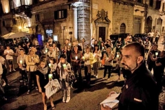 La fiaccolata in ricordo di Borsellino