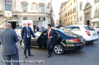 La firma del gemellaggio tra Caprarola e Qingyang (Foto di Stefano Tossini)
