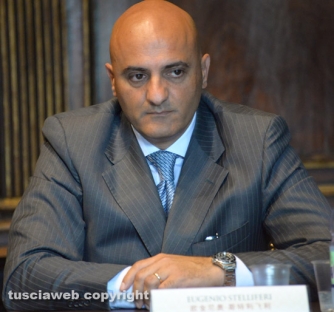 La firma del gemellaggio tra Caprarola e Qingyang (Foto di Stefano Tossini)