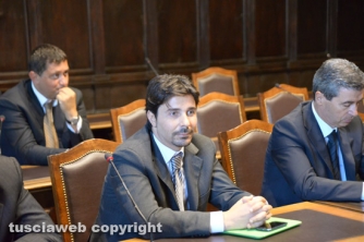 La firma del gemellaggio tra Caprarola e Qingyang (Foto di Stefano Tossini)