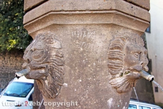 San Martino - La fontana a fuso di via Cadorna