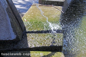 Viterbo - La fontana a sfera