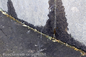 La fontana colabrodo al Sacrario
