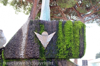 La fontana colabrodo al Sacrario