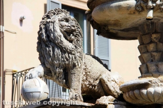 La fontana dei leoni