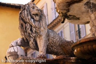 La fontana dei leoni