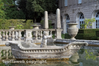 Villa Lante senza acqua