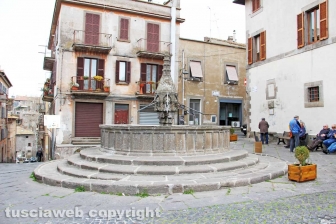 Viterbo - La fontana di Pianoscarano