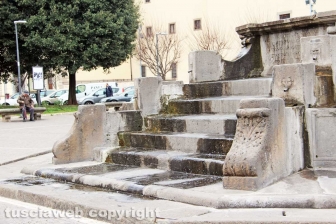 Viterbo - La fontana di piazza della Rocca