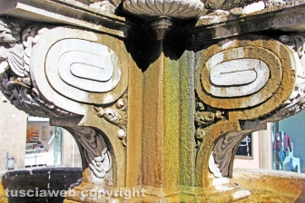 Viterbo - La fontana di piazza delle Erbe