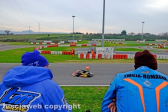 La gara dei campionati italiani di karting