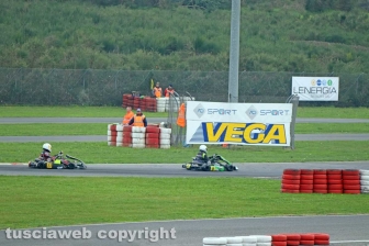 La gara dei campionati italiani di karting