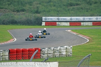 La gara dei campionati italiani di karting