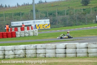 La gara dei campionati italiani di karting