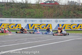 La gara dei campionati italiani di karting