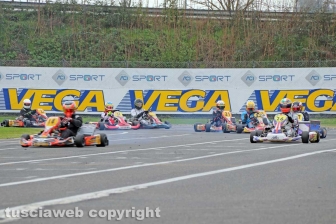 La gara dei campionati italiani di karting