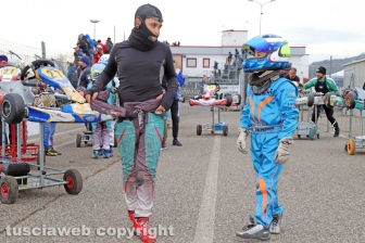 La gara dei campionati italiani di karting