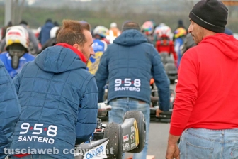 La gara dei campionati italiani di karting