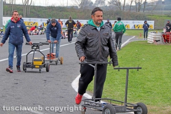 La gara dei campionati italiani di karting