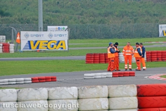 La gara dei campionati italiani di karting