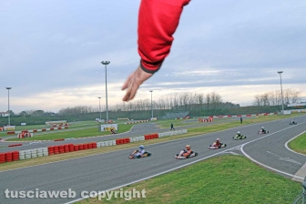 La gara dei campionati italiani di karting