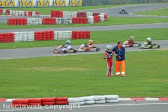 La gara dei campionati italiani di karting