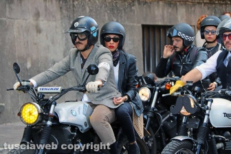 Viterbo - La Gentleman's Ride è sbarcata in città