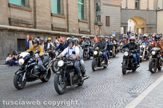 Viterbo - La Gentleman's Ride è sbarcata in città